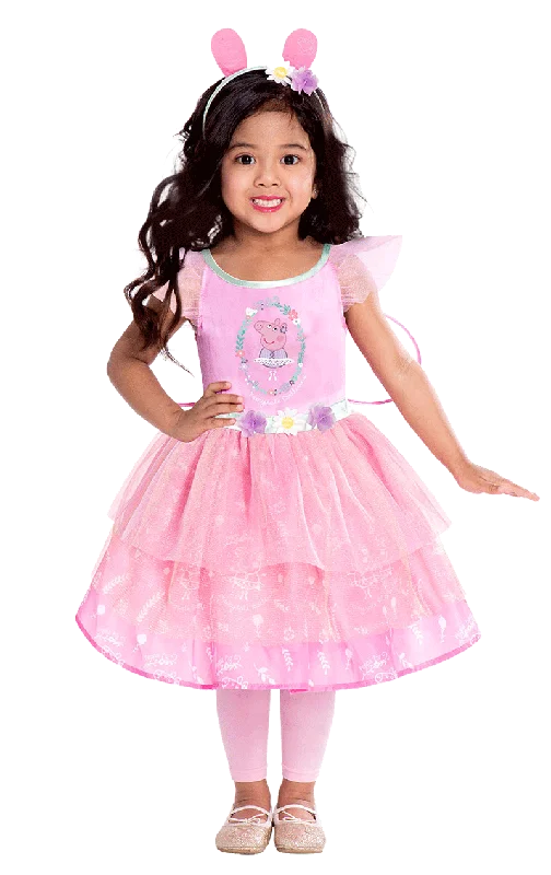 Girls Peppa Pig Fairy Dress
