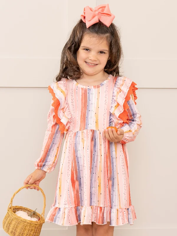 The Best Stripes Ruffle Dress
