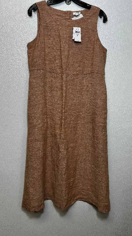 Chocolate Dress Casual Short Pure Jill, Size Petite   Small