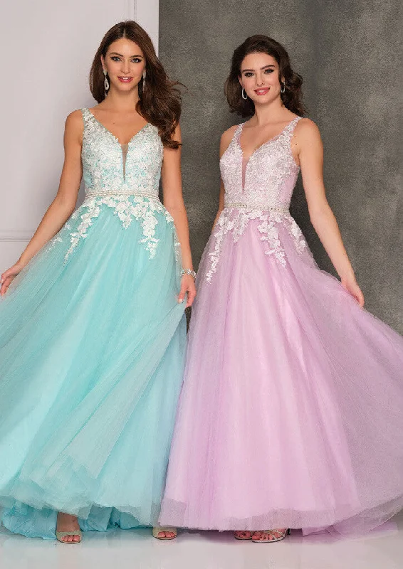 Dave & Johnny 10246 size 0 Mint Prom Dress Long Lace A Line Ballgown Lace V Neckline Dave & Johnny 10246 size 0 Mint Prom Dress Long Lace A Line Ballgown Lace V Neckline