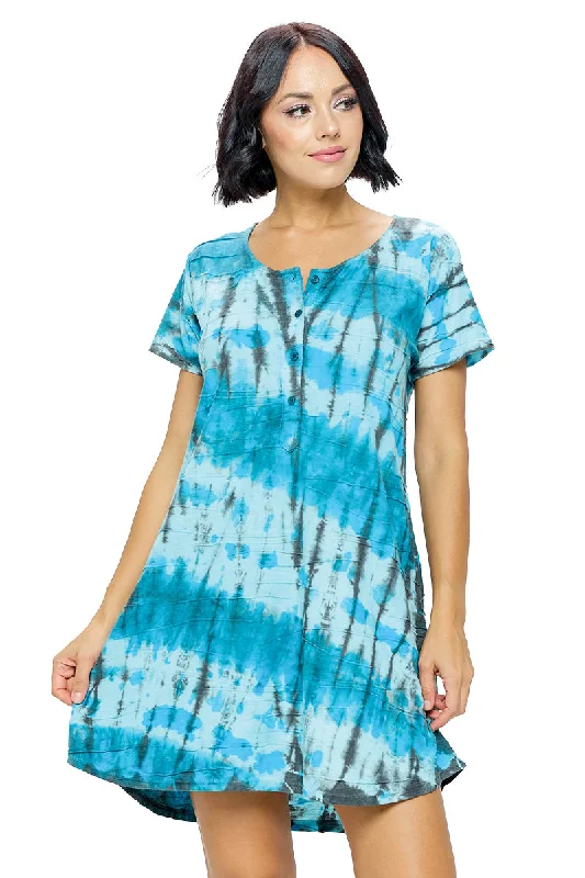 Dress Tie Dye Textured Fabric