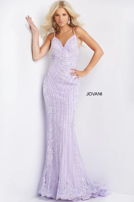 Jovani 05752 Size 0 Hot Pink long embellished prom dress pageant gown v neckline lace spaghetti straps Jovani 05752 Size 0 Hot Pink long embellished prom dress pageant gown v neckline lace spaghetti straps