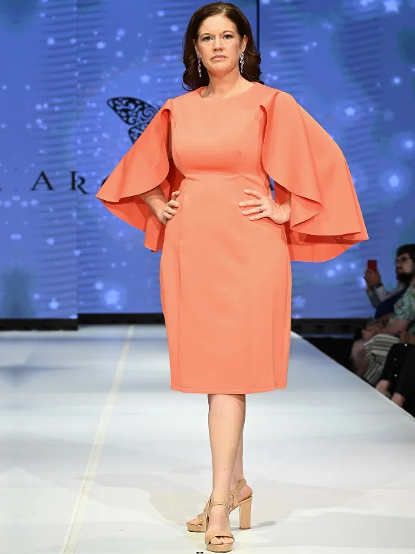 Marc Defang 8157 Size 16 Navy Short Scuba Draped Sleeve Cocktail Interview Pageant Dress Evening Gown Marc Defang 8157 Size 16 Navy Short Scuba Draped Sleeve Cocktail Interview Pageant Dress Evening Gown