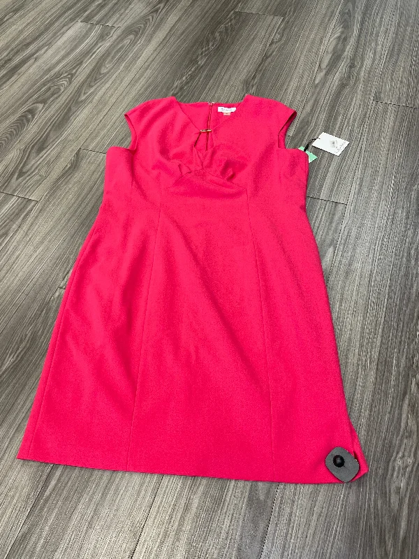 Pink Dress Casual Short Calvin Klein, Size Xl