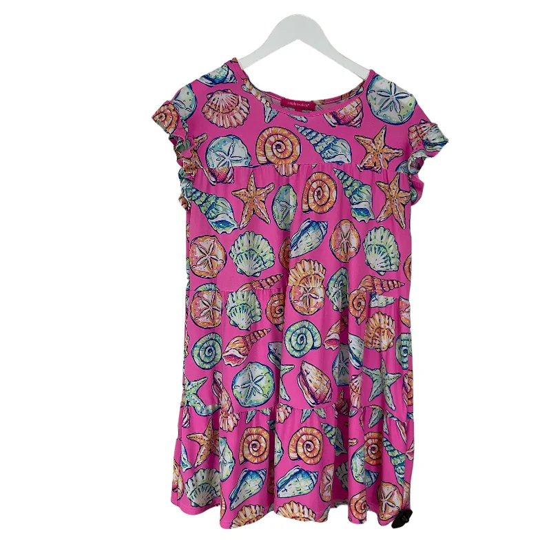 Pink Dress Casual Short Simply Southern, Size S