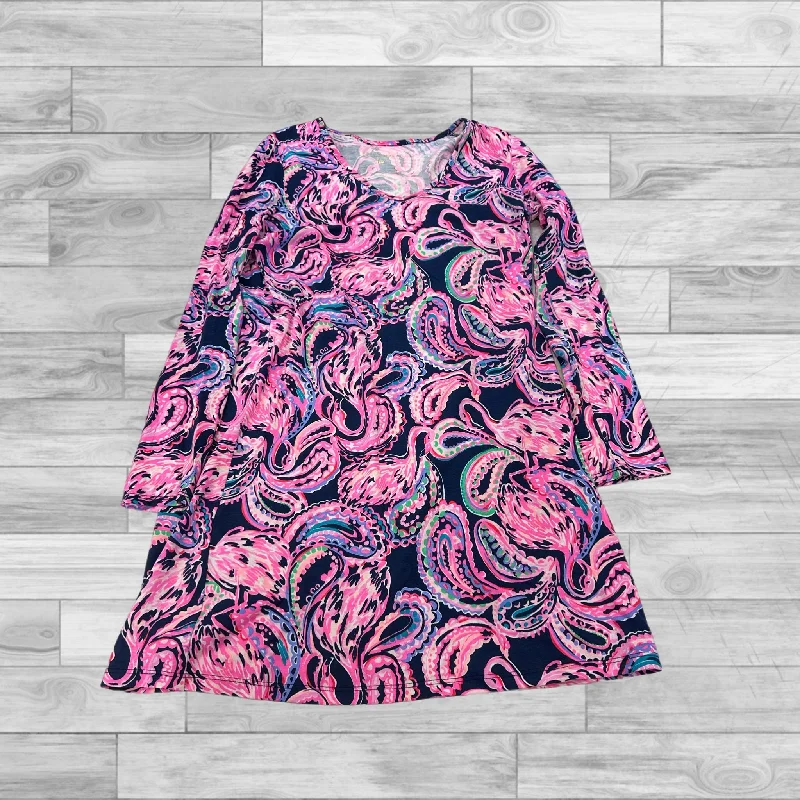 Pink & Purple Dress Casual Short Lilly Pulitzer, Size Xs