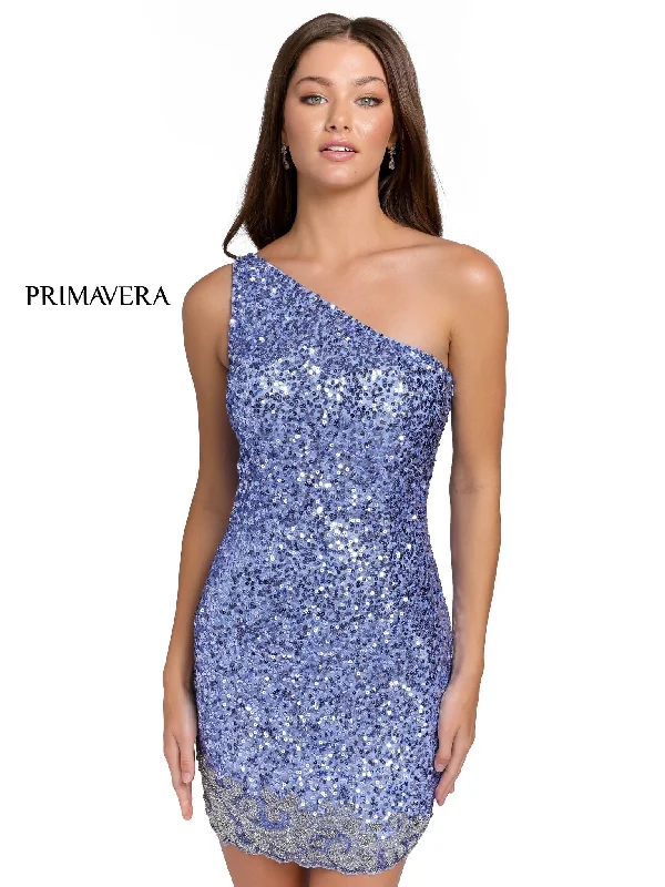 Primavera Couture 3846 Size 2 Bright Blue Homecoming dress Fitted sequin beaded short cocktail dress Primavera Couture 3846 Size 2 Bright Blue Homecoming dress Fitted sequin beaded short cocktail dress