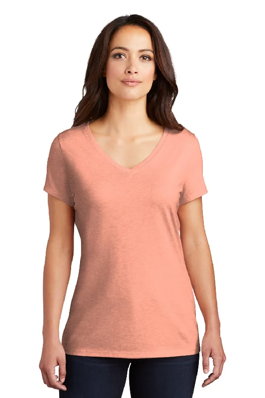 District Womens Perfect Tri Short Sleeve V-Neck T-Shirt - Heather Dusty Peach Cozy Warm Stylish District Womens Perfect Tri Short Sleeve V-Neck T-Shirt - Heather Dusty Peach Cozy Warm Stylish