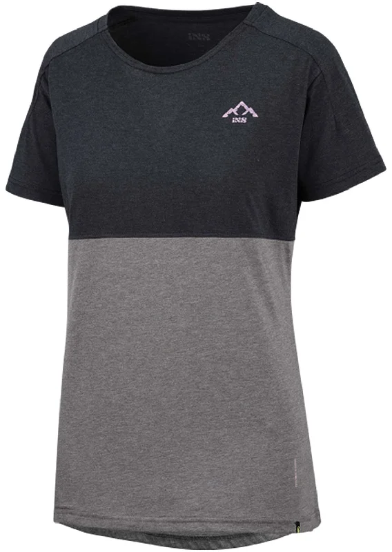 IXS Women's Mountain Flow Tech T-Shirt Sequined Glittery Shiny