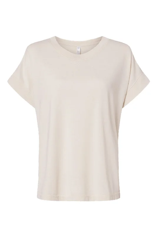 LAT Womens Relaxed Vintage Wash Short Sleeve Crewneck T-Shirt - Natural - NEW Zippered Front Buttoned Front Snap Front LAT Womens Relaxed Vintage Wash Short Sleeve Crewneck T-Shirt - Natural - NEW Zippered Front Buttoned Front Snap Front