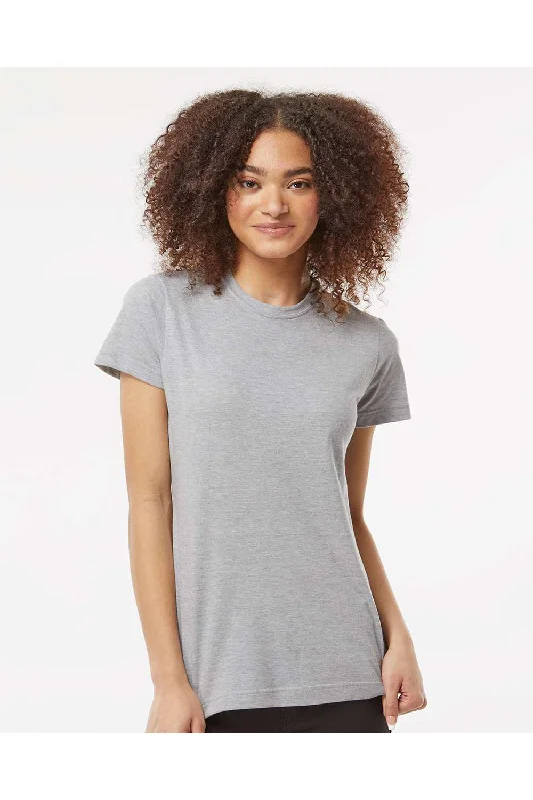 Tultex Womens Fine Jersey Classic Fit Short Sleeve Crewneck T-Shirt - Heather Grey - NEW Cotton Fabric Linen Fabric Terry Fabric Tultex Womens Fine Jersey Classic Fit Short Sleeve Crewneck T-Shirt - Heather Grey - NEW Cotton Fabric Linen Fabric Terry Fabric