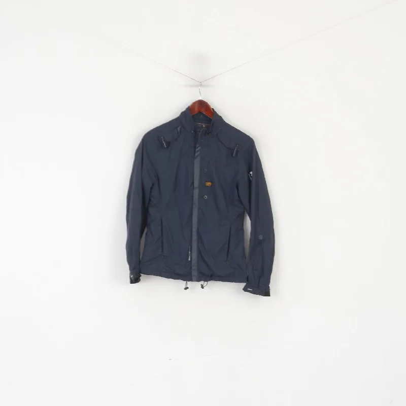 G-Star Raw Women M (S) Shirt Navy Nylon Zip Up New Blan Tech Lightweight Jacket Insulated Jacket Fitted Jacket Loose Jacket G-Star Raw Women M (S) Shirt Navy Nylon Zip Up New Blan Tech Lightweight Jacket Insulated Jacket Fitted Jacket Loose Jacket