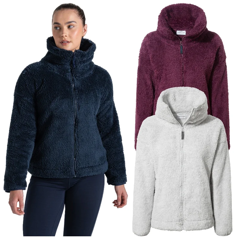 Craghoppers Ladies Bronagh Fleece Jacket Satin Jacket Silk Jacket Chiffon Jacket