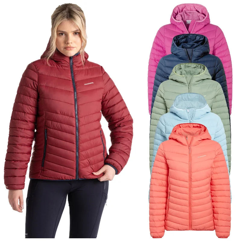 Craghoppers Ladies Compresslite VIII Jacket Denim Fabric Leather Fabric Suede Fabric Craghoppers Ladies Compresslite VIII Jacket Denim Fabric Leather Fabric Suede Fabric