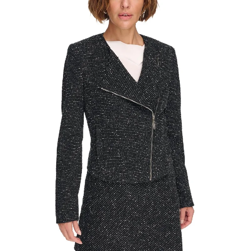 DKNY Womens Plus Textured Work Wear Shirt Jacket Oversized Jacket Tailored Jacket Straight Jacket DKNY Womens Plus Textured Work Wear Shirt Jacket Oversized Jacket Tailored Jacket Straight Jacket