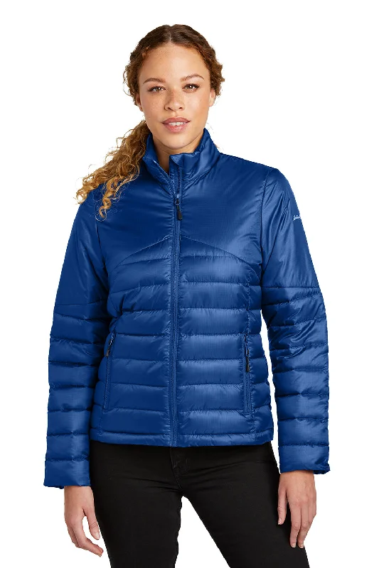 Eddie Bauer Womens Water Resistant Quilted Full Zip Jacket - Cobalt Blue Hooded Jacket Caped Jacket Shawl Collar Jacket Eddie Bauer Womens Water Resistant Quilted Full Zip Jacket - Cobalt Blue Hooded Jacket Caped Jacket Shawl Collar Jacket