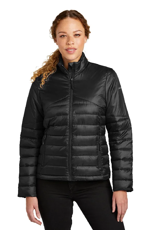 Eddie Bauer Womens Water Resistant Quilted Full Zip Jacket - Deep Black Striped Jacket Polka Dot Jacket Floral Jacket Eddie Bauer Womens Water Resistant Quilted Full Zip Jacket - Deep Black Striped Jacket Polka Dot Jacket Floral Jacket