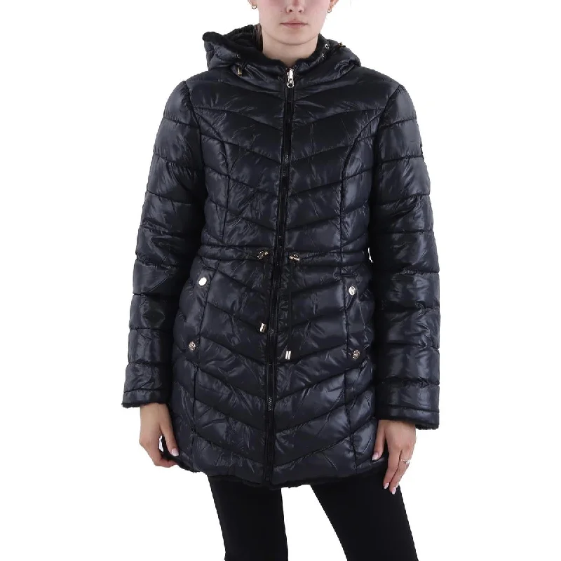 Jessica Simpson Womens Insulated Faux Fur Lined Puffer Jacket Embroidered Jacket Appliqued Jacket Beaded Jacket Jessica Simpson Womens Insulated Faux Fur Lined Puffer Jacket Embroidered Jacket Appliqued Jacket Beaded Jacket