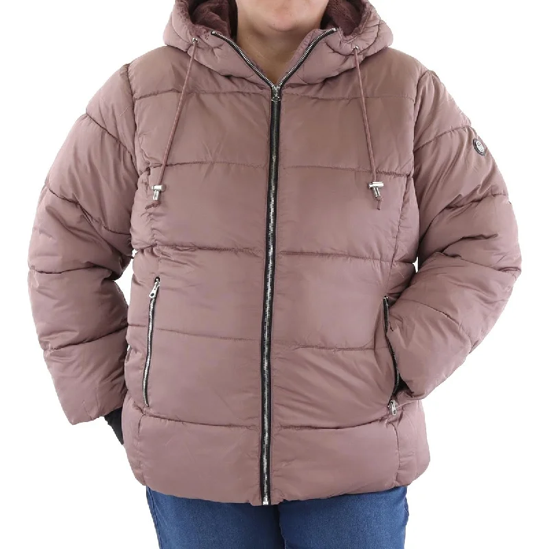Jessica Simpson Womens Plus Insulated Faux Fur Lined Puffer Jacket Knit Jacket Woven Jacket Fleece Jacket Jessica Simpson Womens Plus Insulated Faux Fur Lined Puffer Jacket Knit Jacket Woven Jacket Fleece Jacket