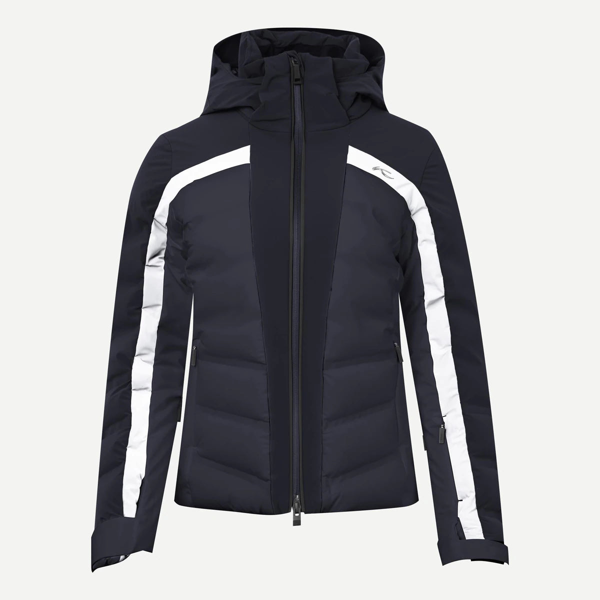 Kjus Women's Momentum Jacket 2023 Ribbed Jacket Pleated Jacket Ruffled Jacket