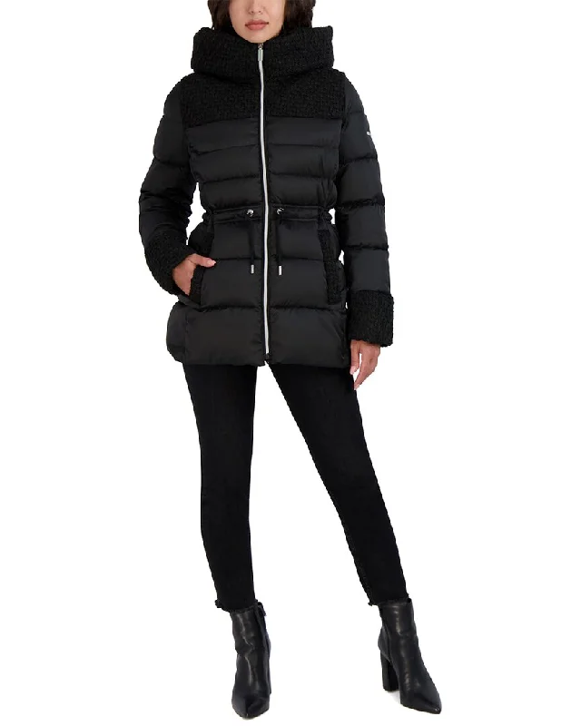 Laundry by Shelli Segal Medium Down Jacket Knit Jacket Woven Jacket Fleece Jacket