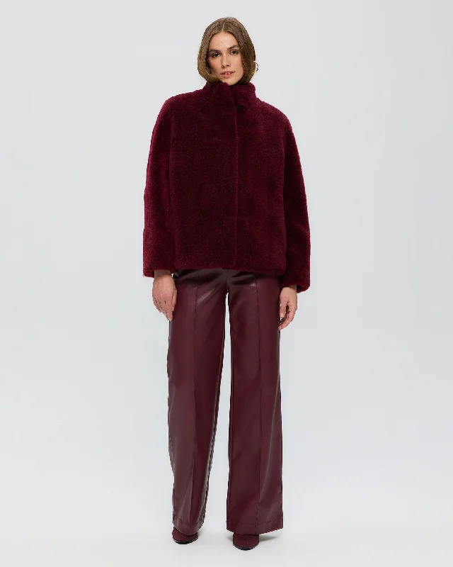 Sheared Select Cashmere Goat Jacket Oversized Jacket Tailored Jacket Straight Jacket Sheared Select Cashmere Goat Jacket Oversized Jacket Tailored Jacket Straight Jacket