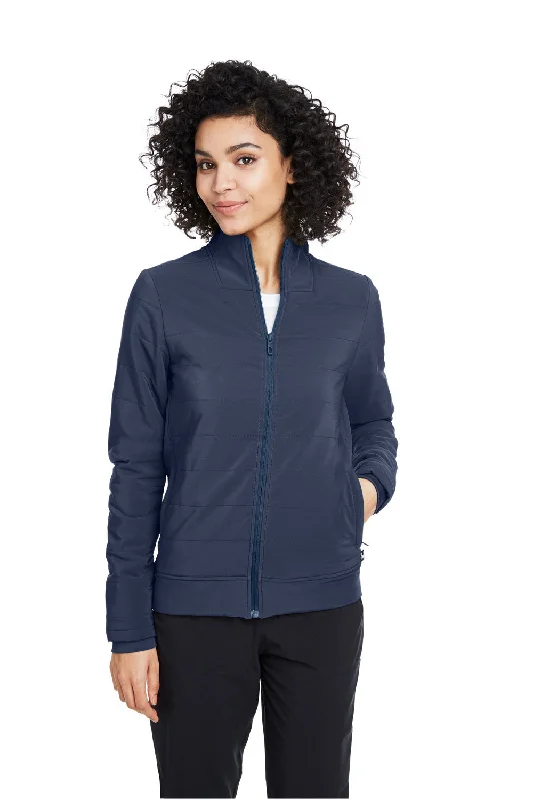 Spyder Womens Transit Full Zip Jacket - Frontier Blue Belted Jacket Elasticated Jacket Padded Jacket Spyder Womens Transit Full Zip Jacket - Frontier Blue Belted Jacket Elasticated Jacket Padded Jacket