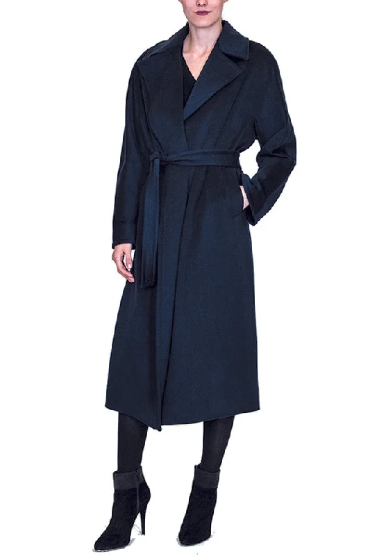 TOULOUSE - 100% Cashmere Coat Hooded Parka Coat