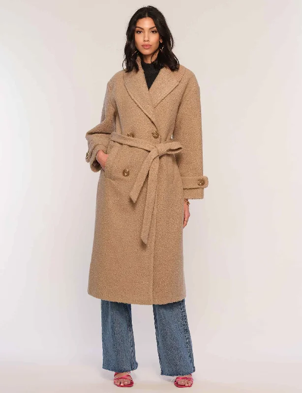 christie coat Puff Sleeve Overcoat