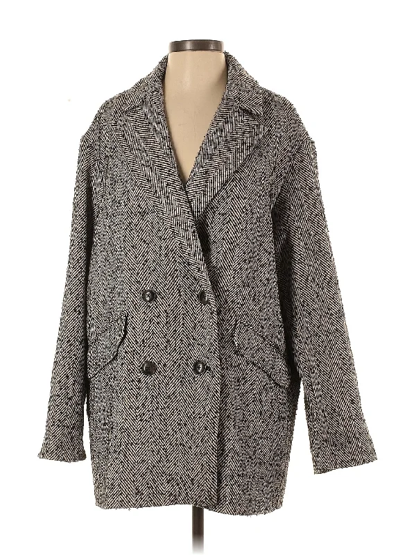 Coat Ruched Sleeve Blazer