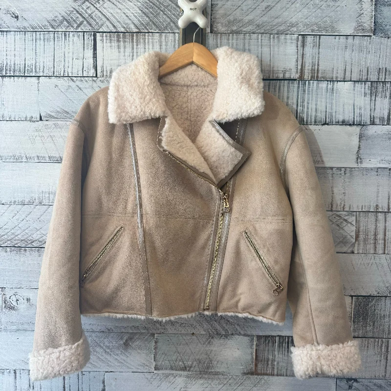 DT Collection Size S Coat Plush Faux Fur Bolero
