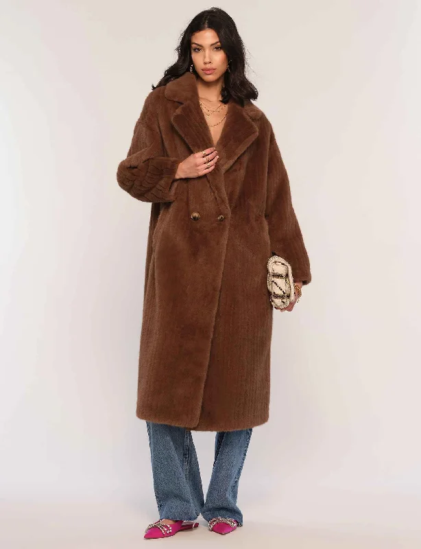 lori coat Draped Longline Jacket