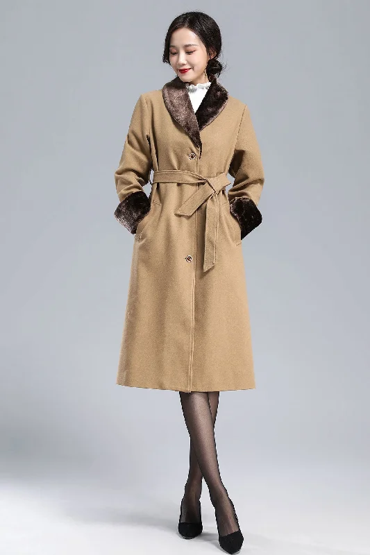 Oversized French Coat Women 3171 Insulated Snow Jacket