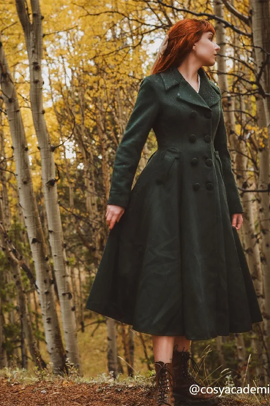 Vintage Inspired maxi wool coat 3182 Luxury Cashmere Wrap