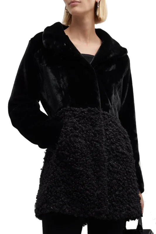 WALDWICK - Casual Long Faux Coat Fleece Lined Windbreaker