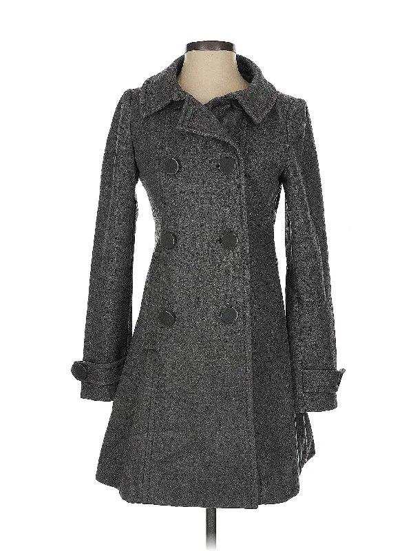 Wool Coat Cropped Fleece Jacket