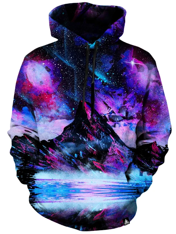 Dusk Unisex Hoodie Hoodie with Hem Frayed Vintage Worn