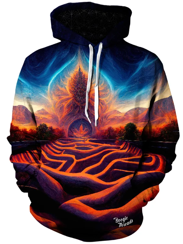 Ethereal Luxury Unisex Hoodie Hoodie with Cuffed Sleeves Snug Secure
