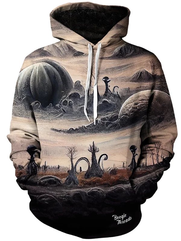 Euphoric Dreams Unisex Hoodie Hoodie with Mock Neck Collared Structured