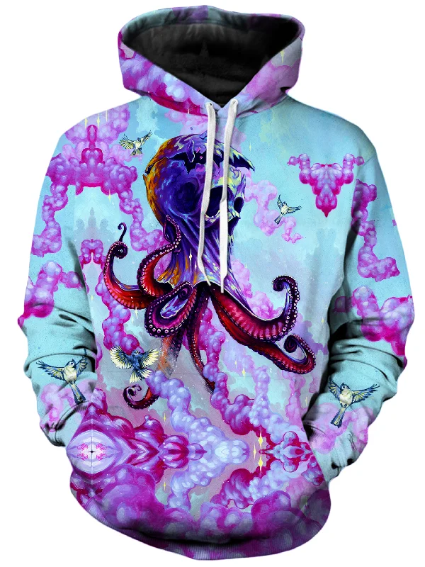 Higher Spires Unisex Hoodie Hoodie with Pattern Geometric Abstract