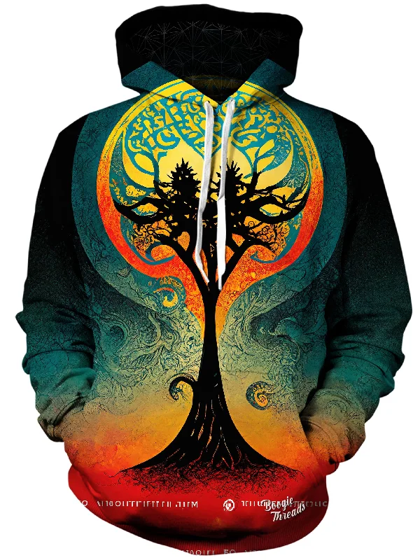 Merciful Sanity Unisex Hoodie Hoodie with Hem Fringe Bohemian Relaxed
