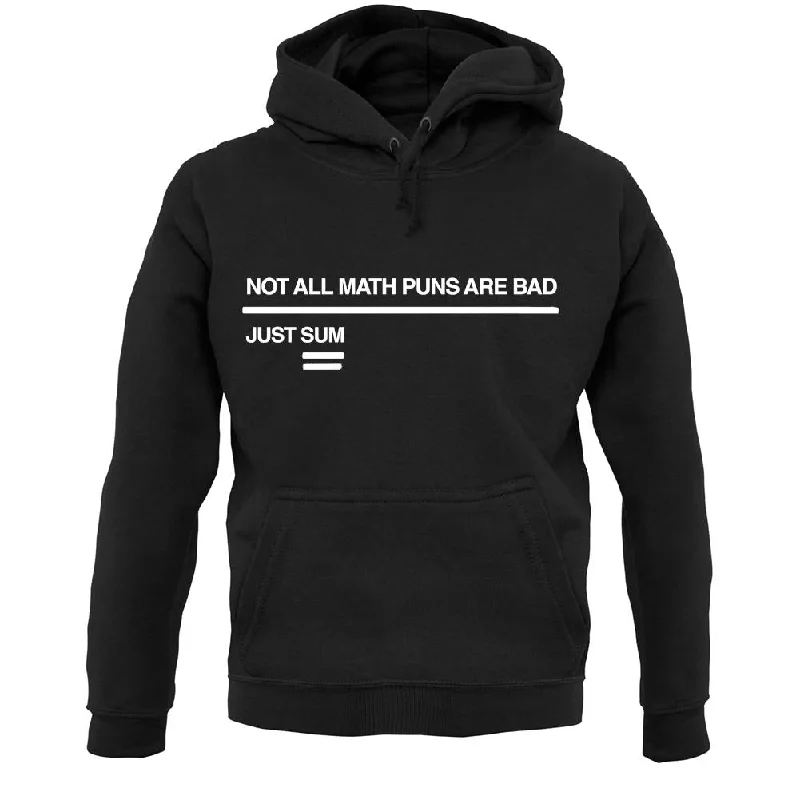 Not All Math Puns Are Bad Unisex Hoodie Hoodie with Zipper Placket Modern Functional Not All Math Puns Are Bad Unisex Hoodie Hoodie with Zipper Placket Modern Functional