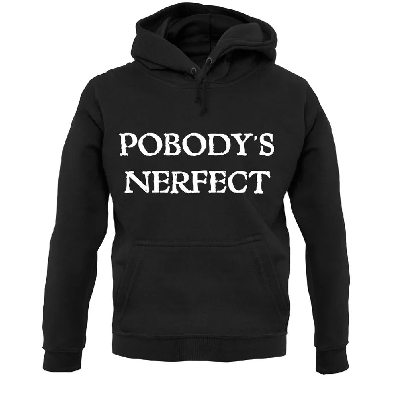 Pobody's Nerfect Unisex Hoodie Hoodie Crop Top Short Trendy