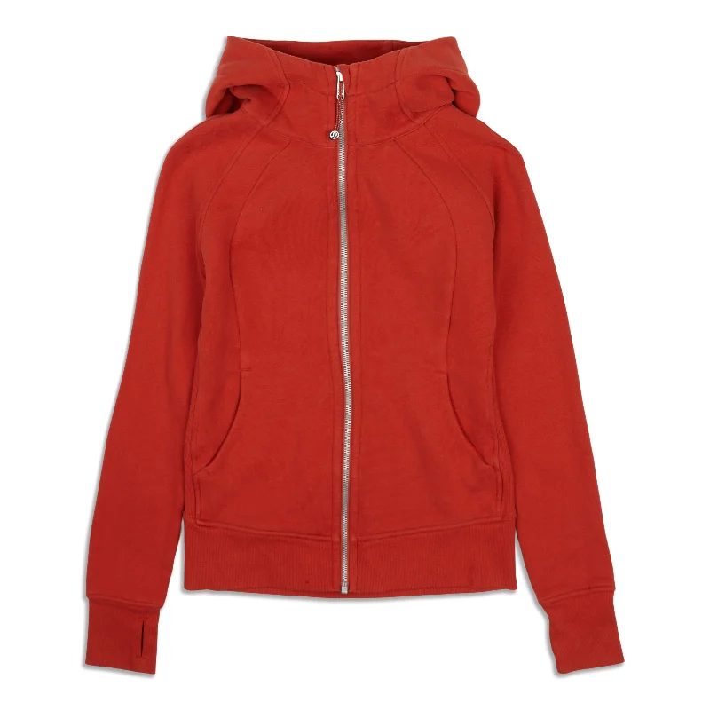 Scuba Full-Zip Hoodie - Resale Hoodie with Thumb Holes Functional Cozy