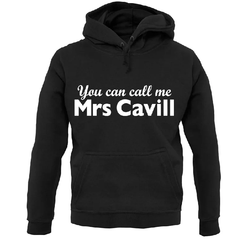 You Can Call Me Mrs Cavill Unisex Hoodie Hoodie with Button Placket Classic Preppy