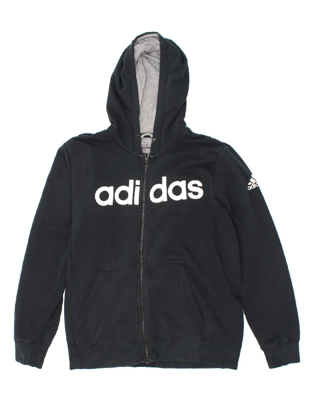 ADIDAS Mens Climalite Graphic Zip Hoodie Sweater Medium Black Cotton Wool Sweater Cotton Sweater Cashmere Sweater