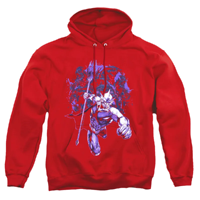 Aquaman Movie Evil Doers - Pullover Hoodie Three Quarter Sleeve