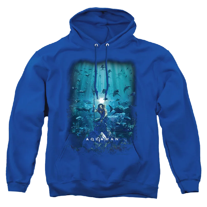 Aquaman Movie Poster - Pullover Hoodie Saggy Sleeve Comfort