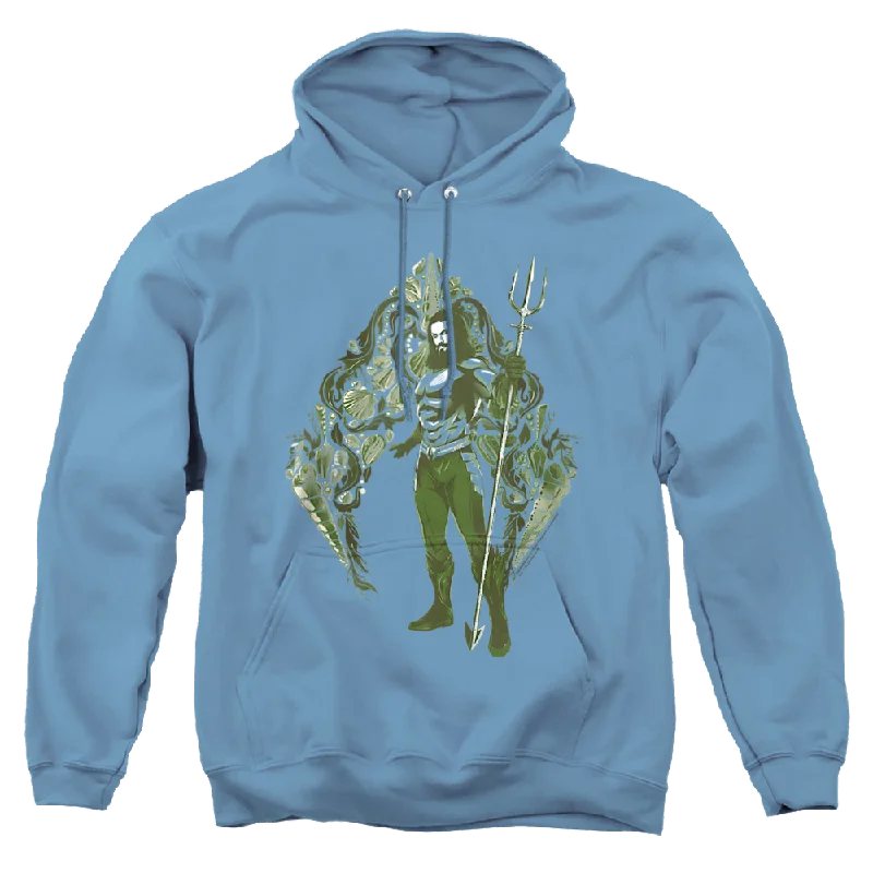 Aquaman Movie Shells - Pullover Hoodie Shirred Sleeve Feminine