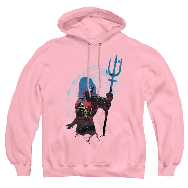 Aquaman Movie Silhouette - Pullover Hoodie Spaghetti Sleeve Top